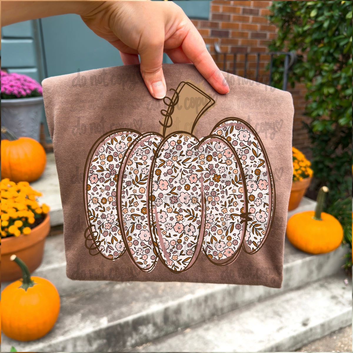 Floral Pumpkin
