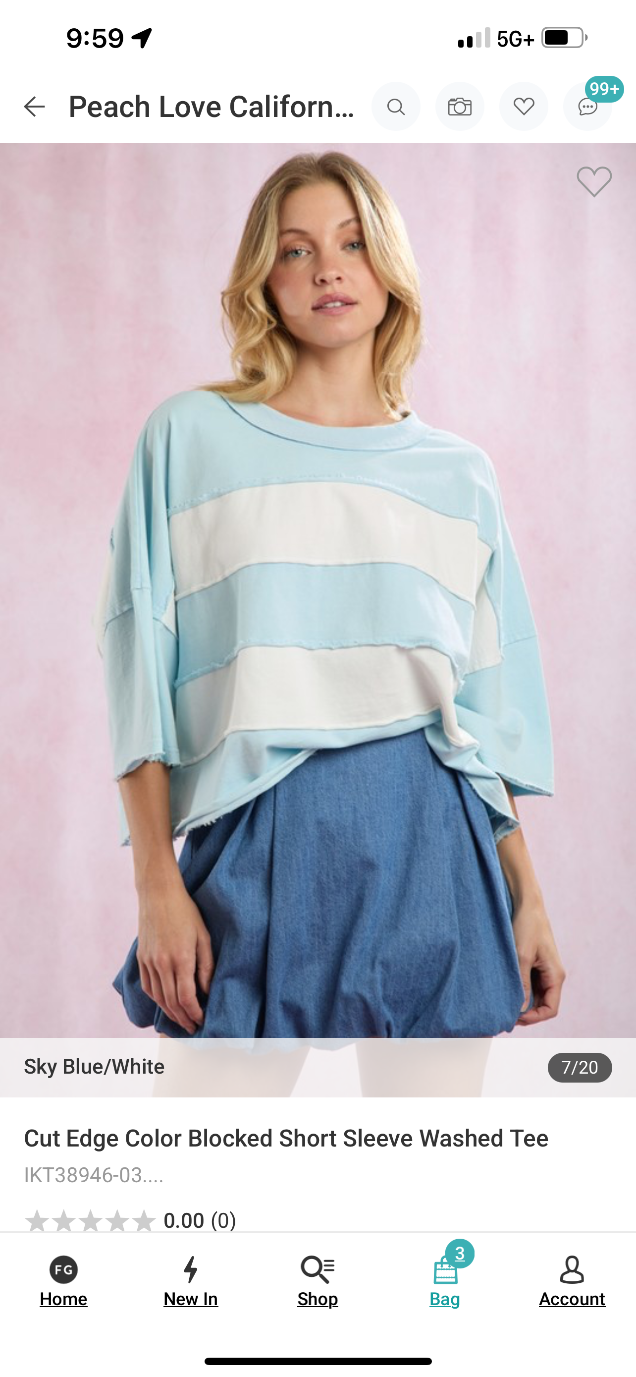Blue Horizon Top