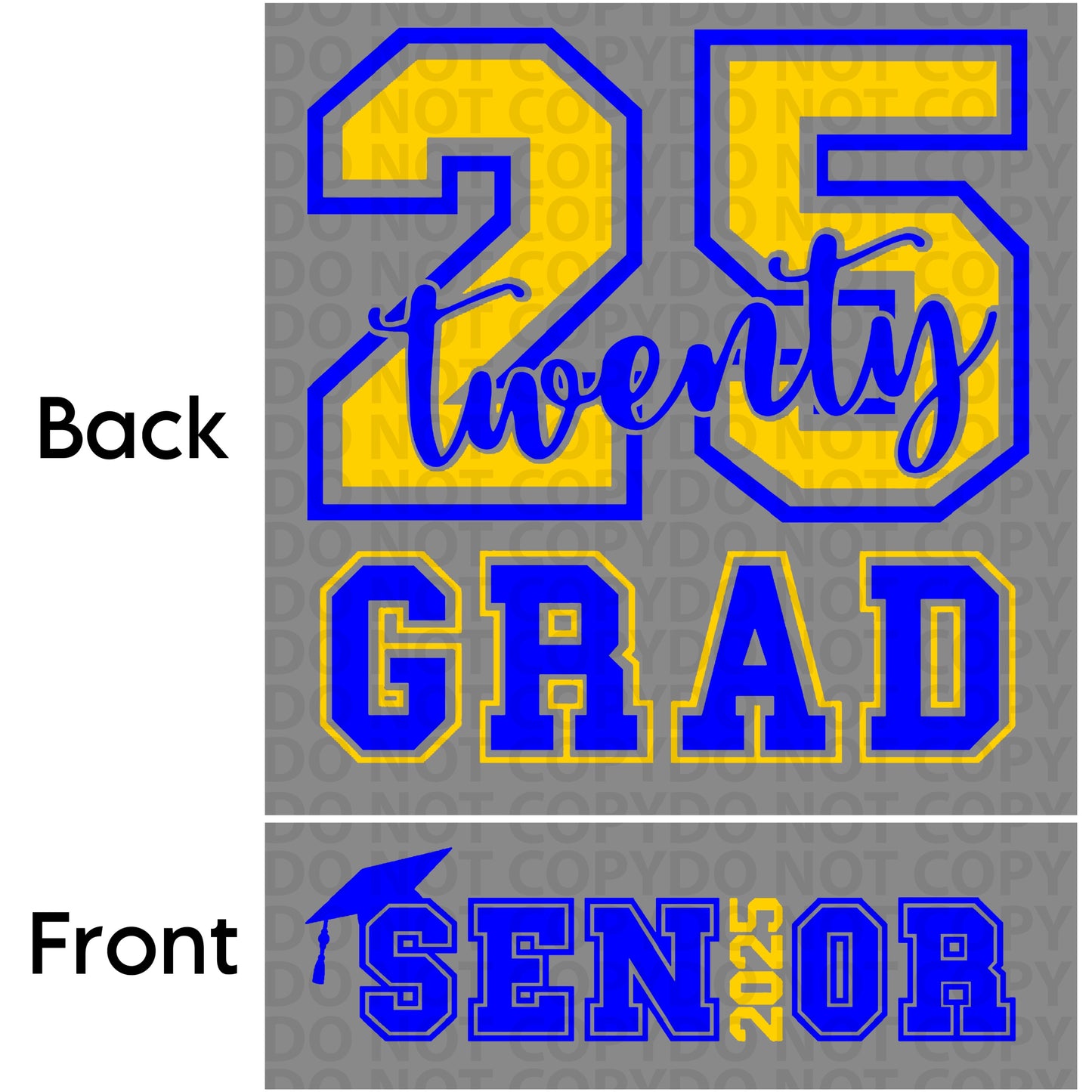 Senior 2025 Shirts - Design #3