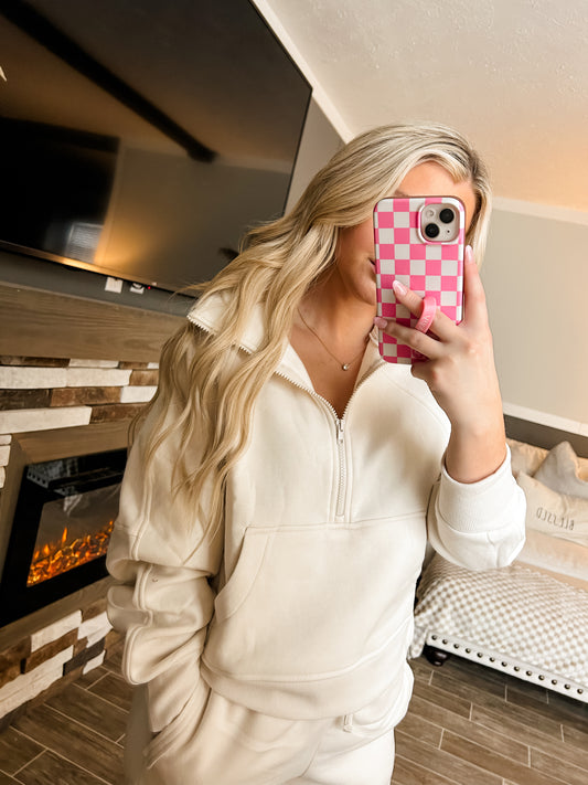 Scuba/Jogger Set - Sand Beige