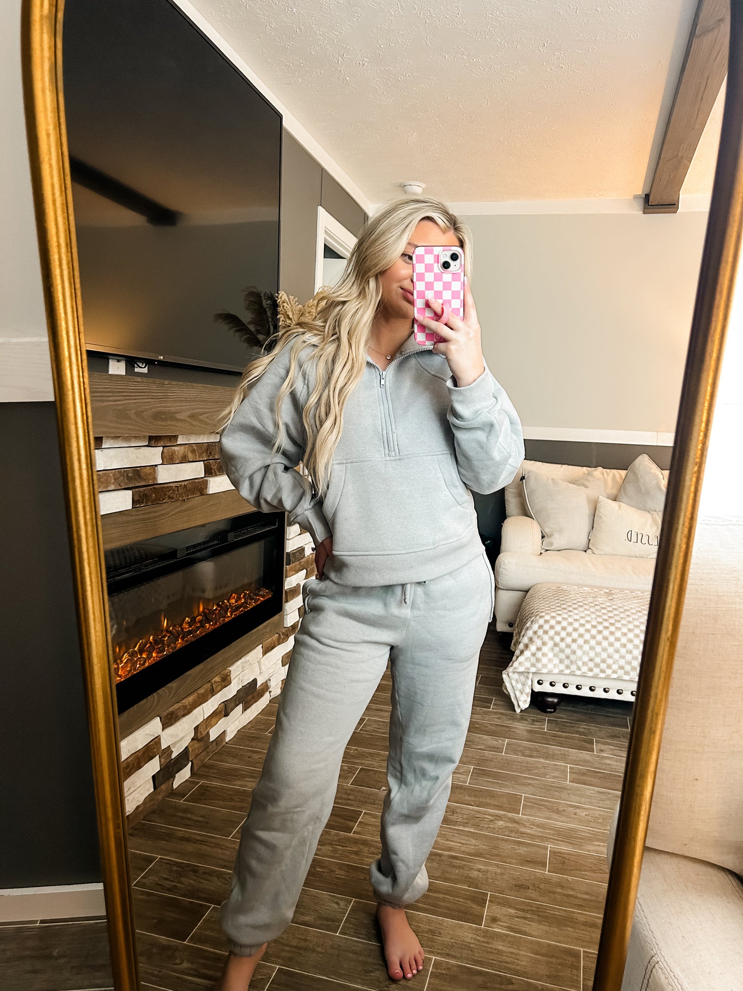 Scuba/Jogger Set - Heather Grey