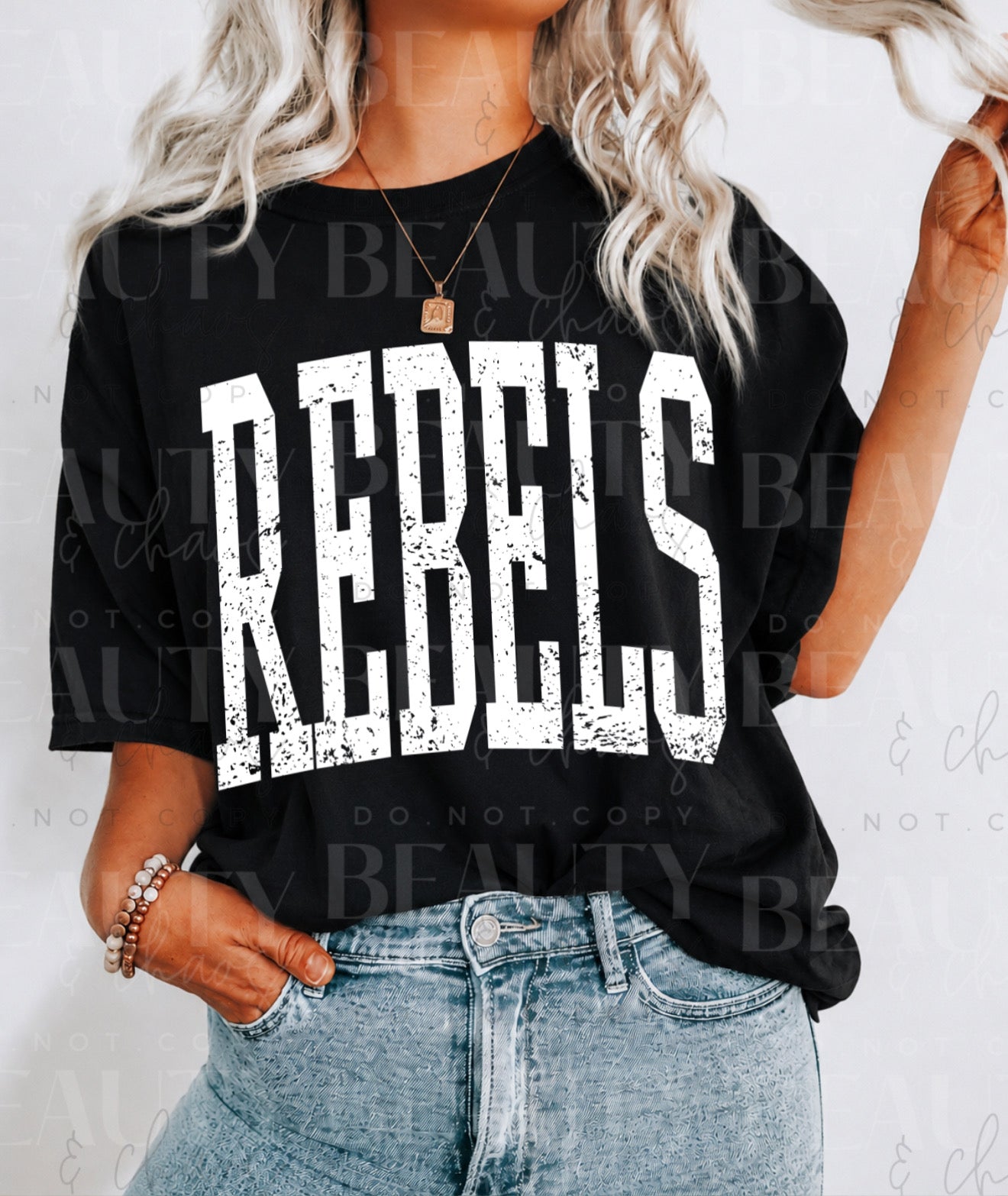 Tall Varsity Rebels Distressed