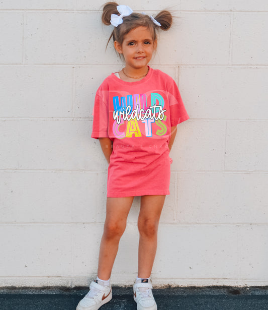 Colorful Mascot Comfort Colors Tee