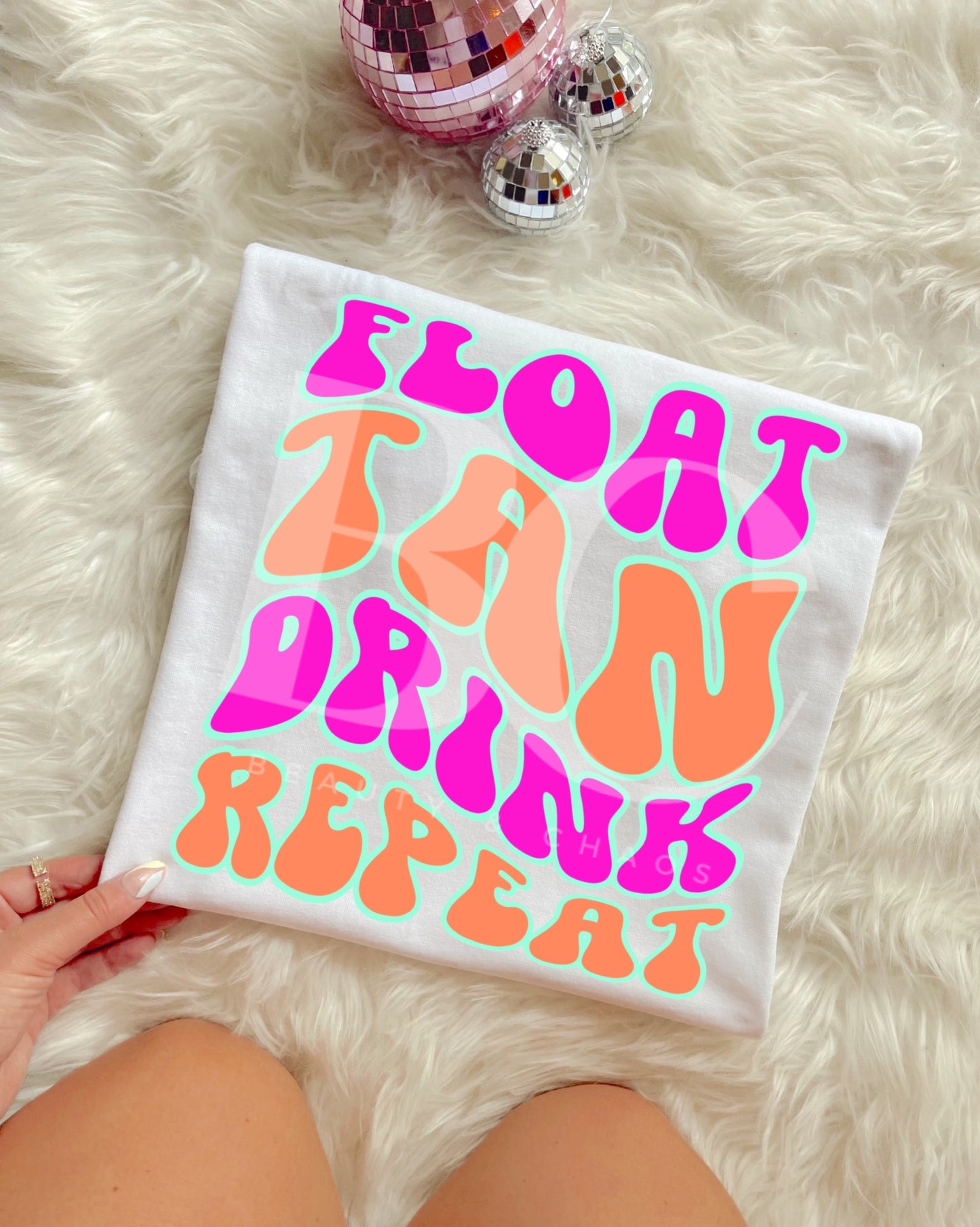 Float Tan Drink Repeat Tee