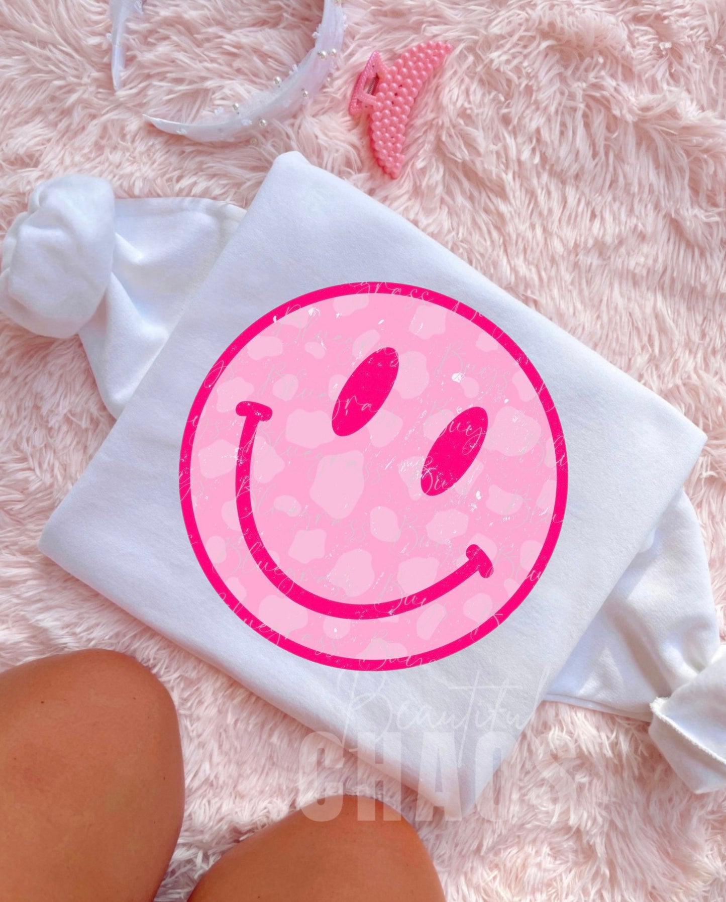 Pink Spotted Smileyđź’—