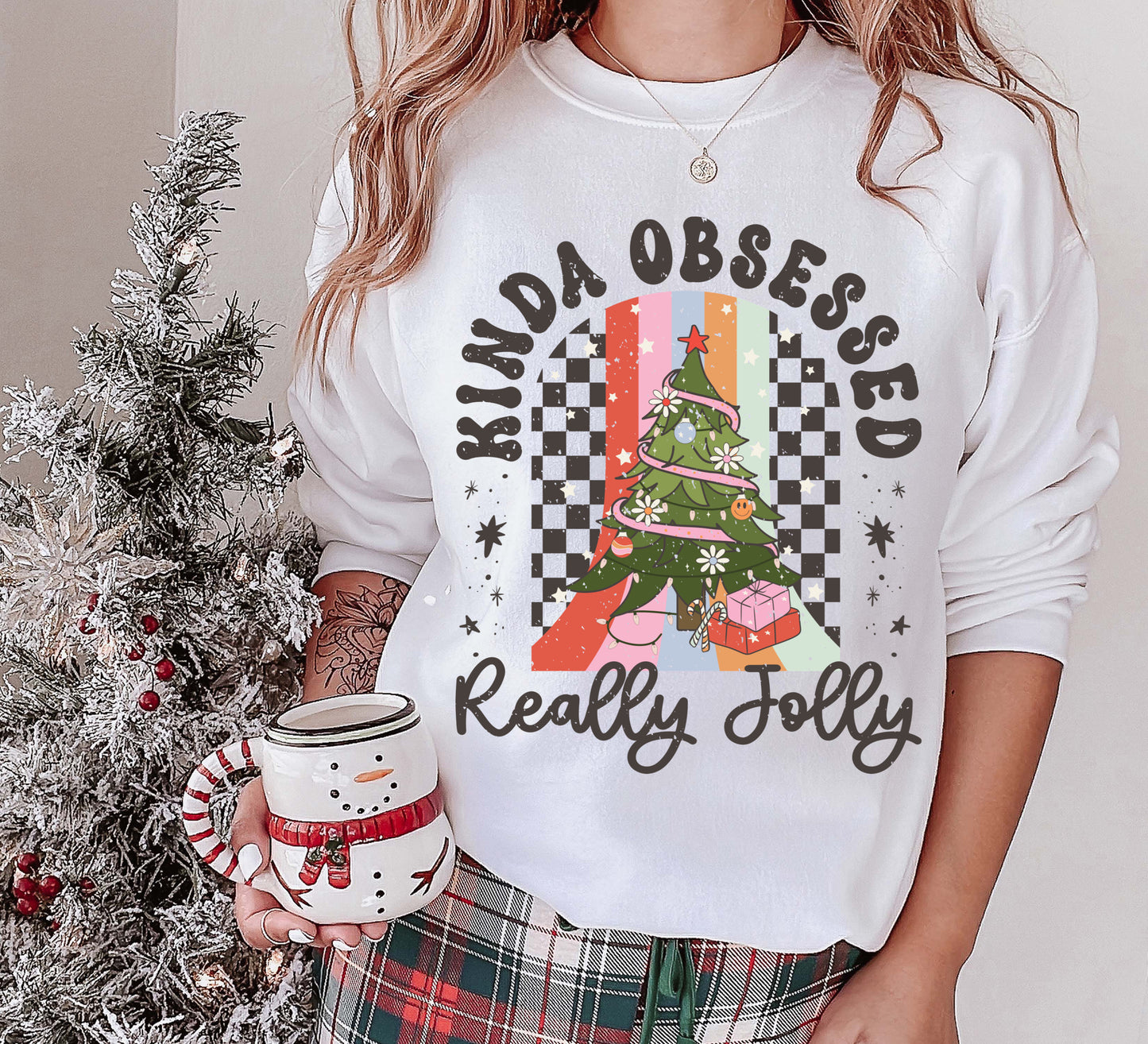Kinda Obsessed Really Jolly Tee/Sweatshirt