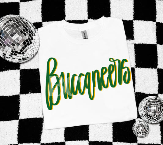 Cursive Buccaneers Tee