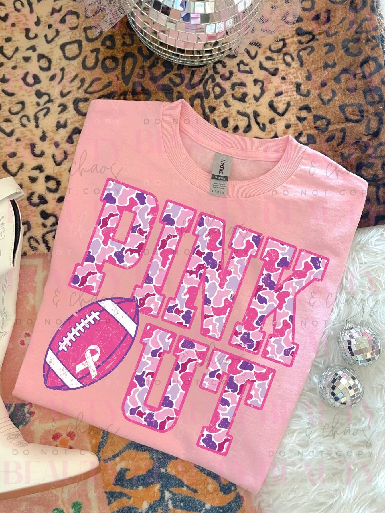 Camo Pink Out Football