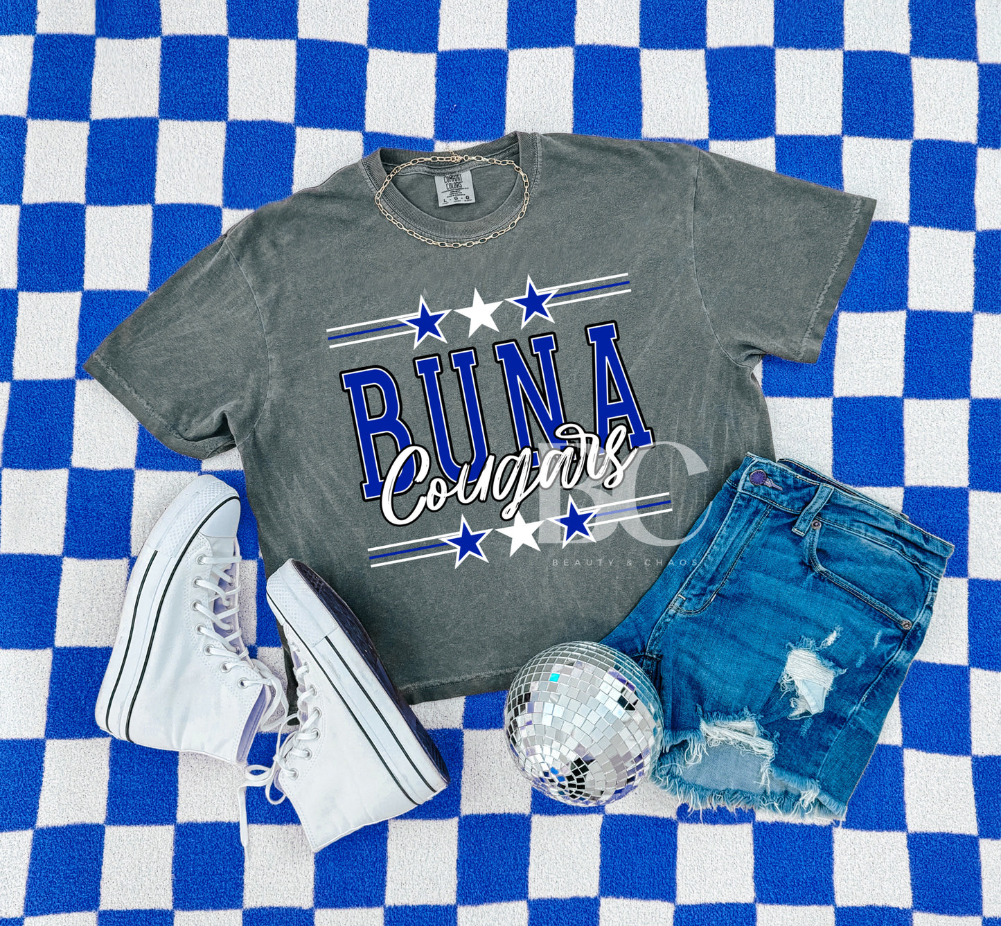 Buna Cougars Stars Tee