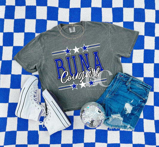 Buna Cougars Stars Tee