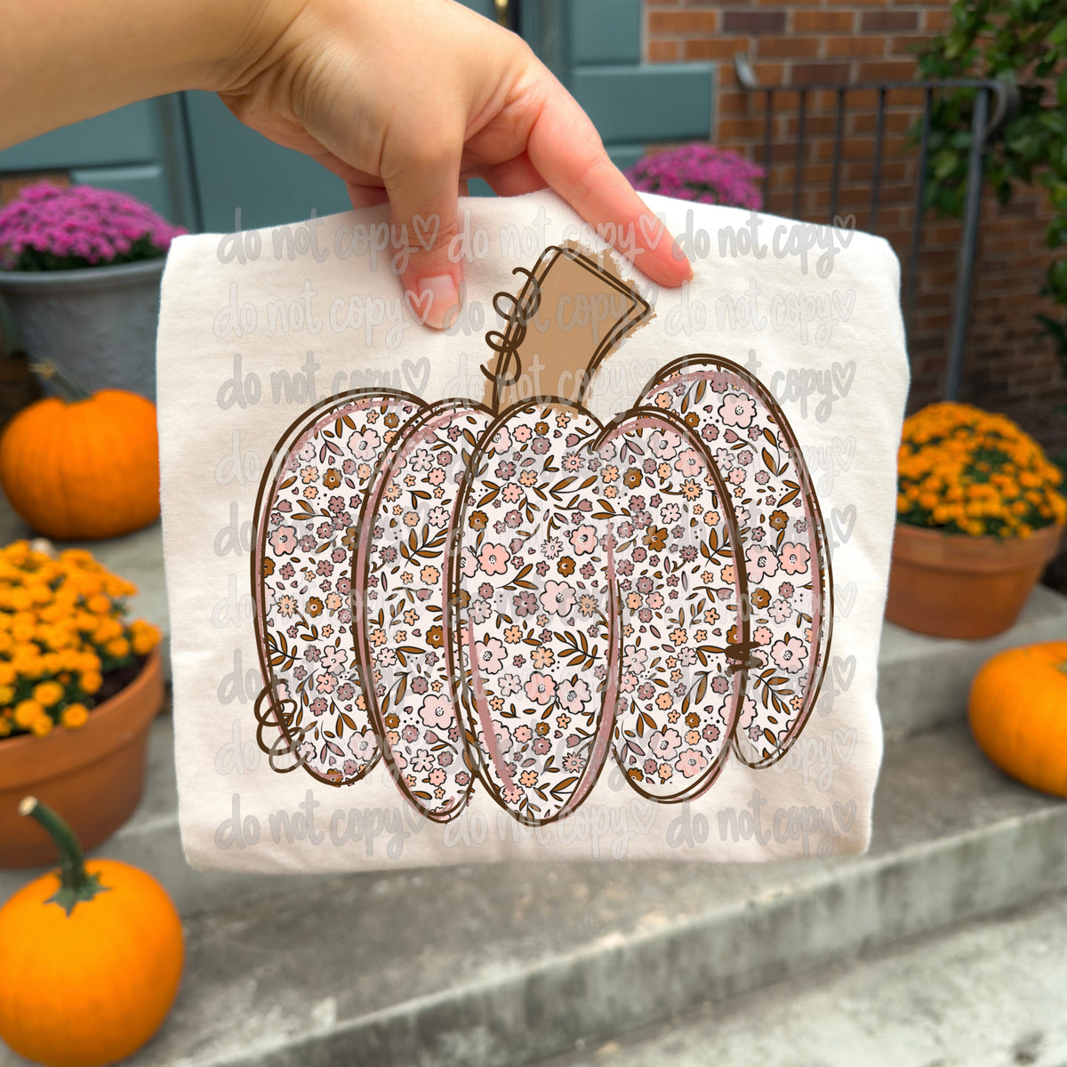 Floral Pumpkin