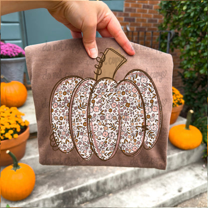 Floral Pumpkin
