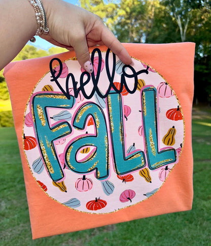Hello Fall Circle