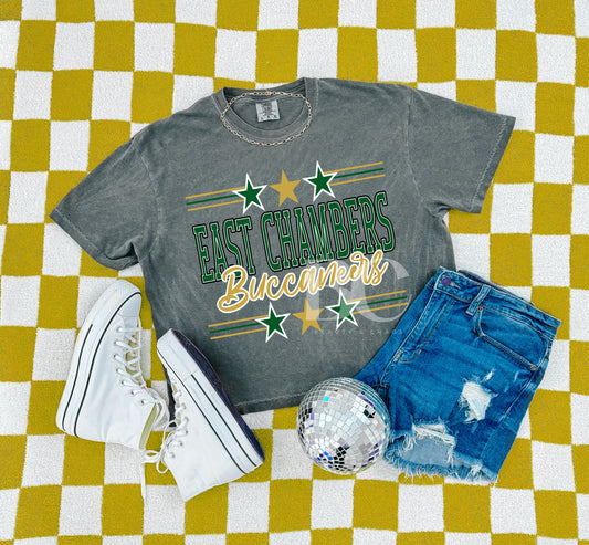 East Chambers Buccaneers Stars Tee
