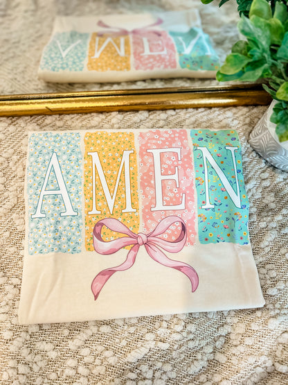 Floral Amen Tee