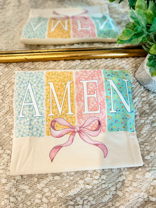 Floral Amen Tee