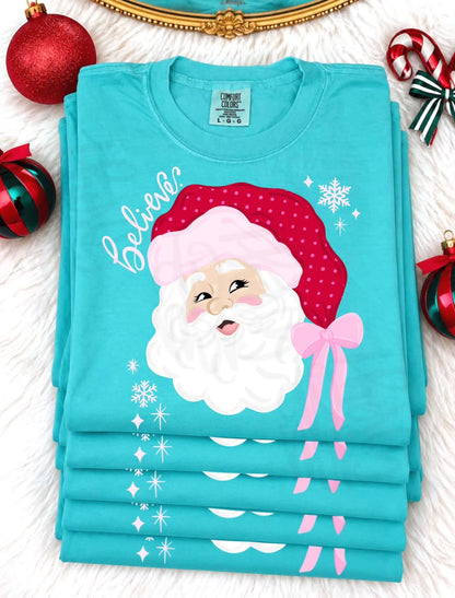 Pink Santa Believe