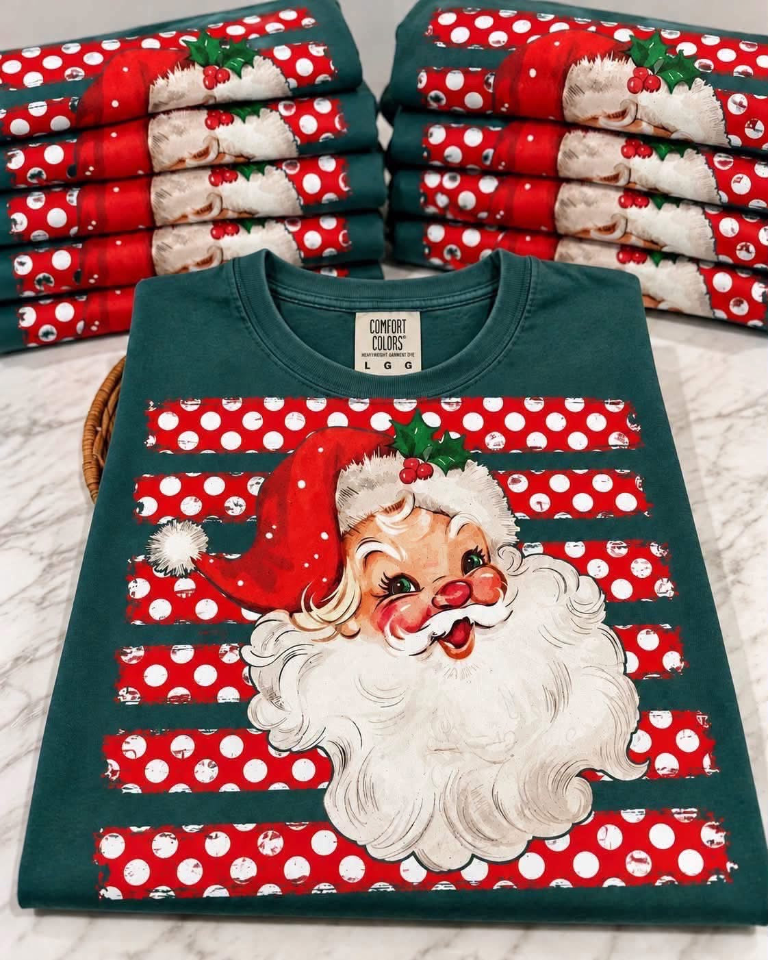 Retro Santa Stripes