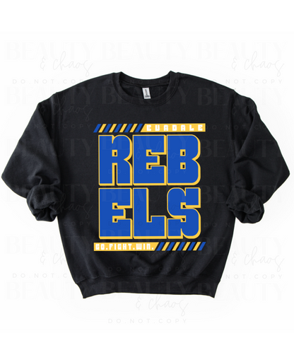 Stacked Rebels Go Fight Win