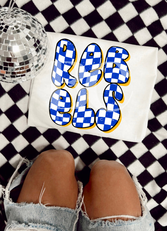 Checkered Mascot Tee