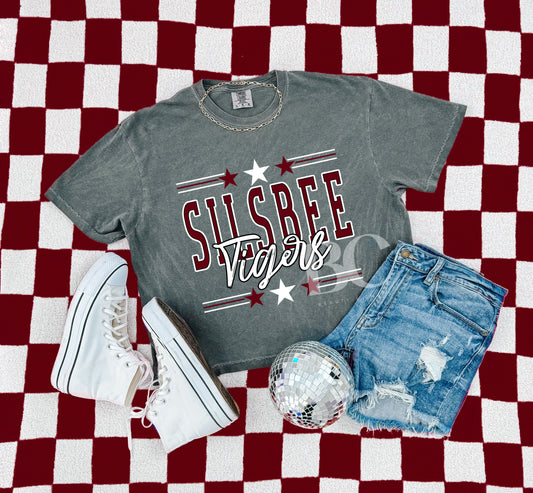 Silsbee Tigers Stars Tee