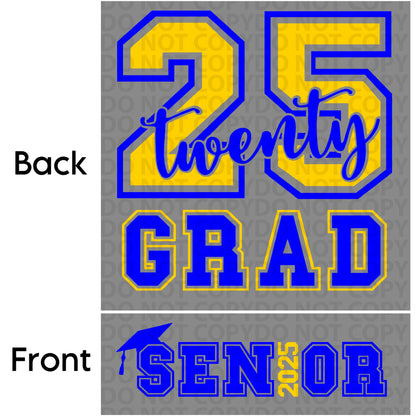 Senior 2025 Shirts - Design #3