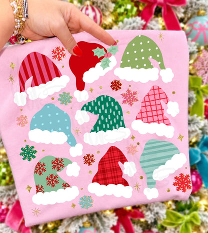 Pattern Santa Hats