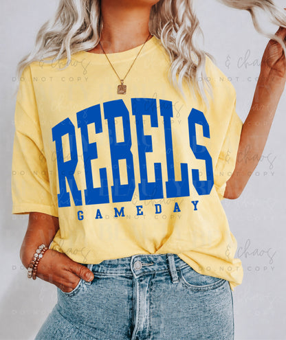 Blue Varsity Rebels Game Day