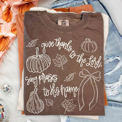 Give Thanks To The Lord Doodles