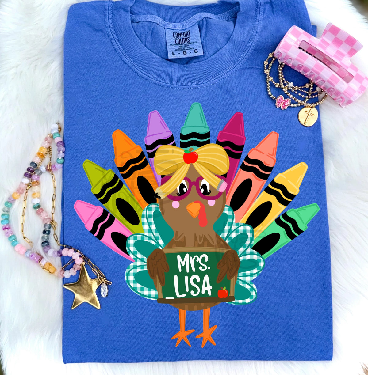 Custom Teacher Turkey