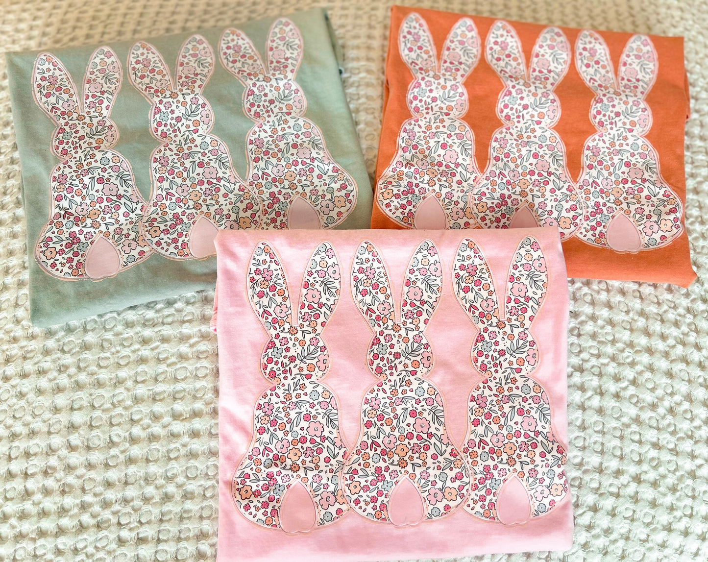 Floral Bunnies Tee