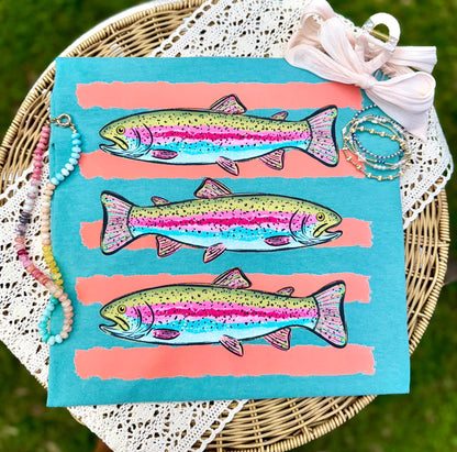 Three Rainbow Trout