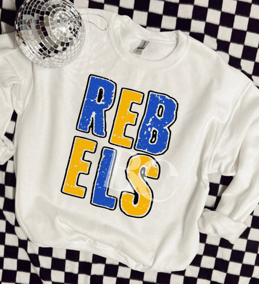 Distressed Stacked Rebels