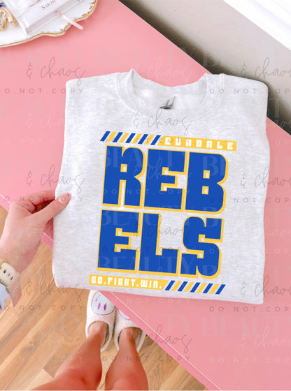 Stacked Rebels Go Fight Win
