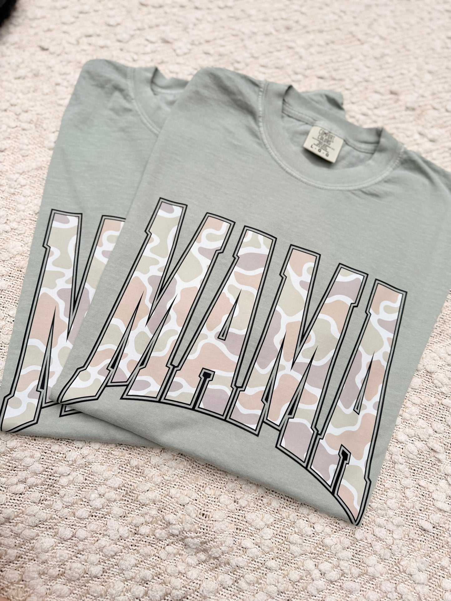 Camo Varsity Mama