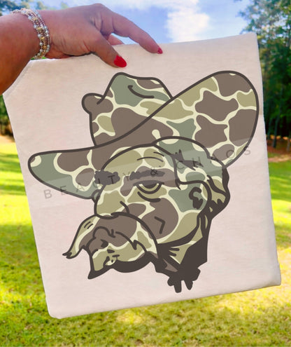 Camo Rebel Man Face