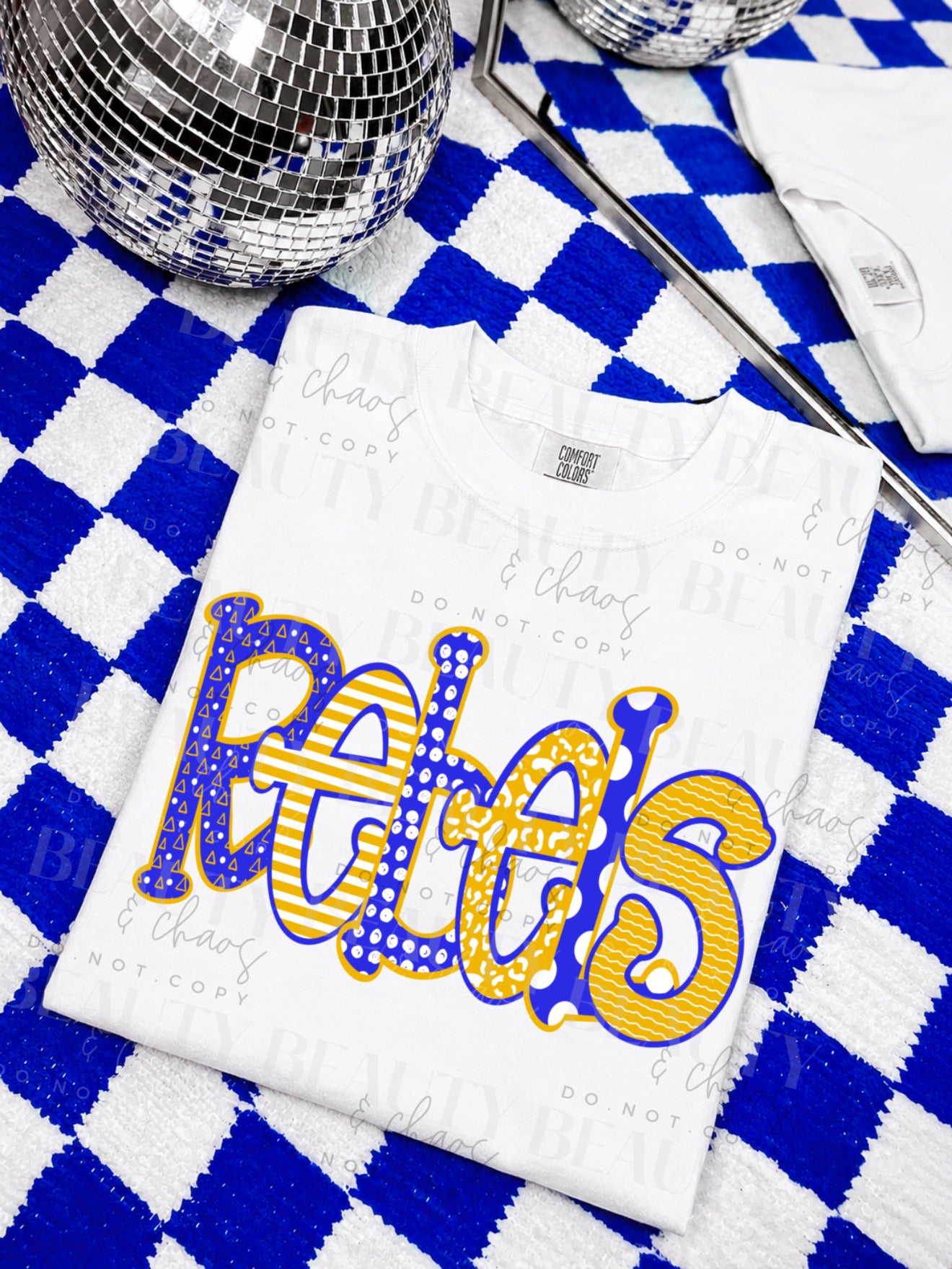 Pattern Fun Font Rebels