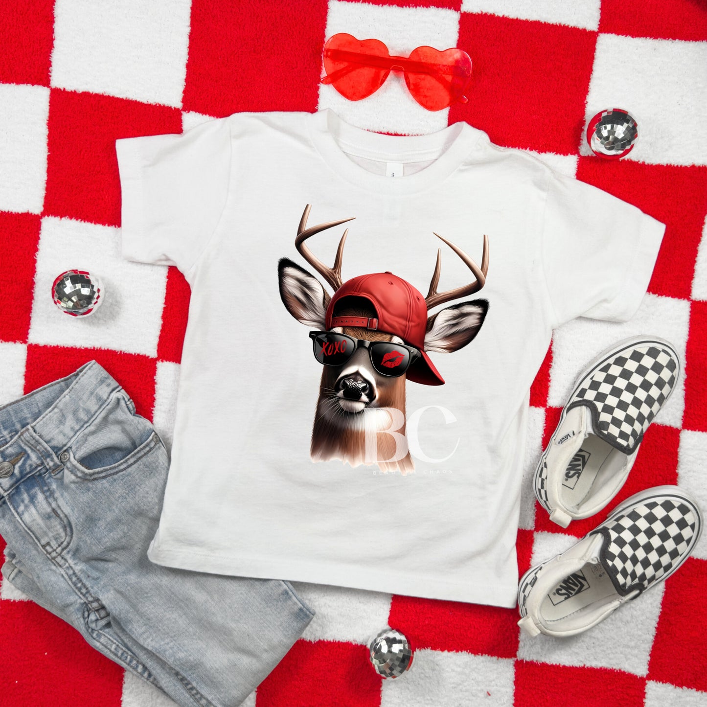 Valentine Buck Tee