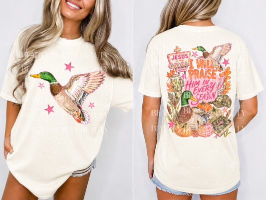 Front & Back Praise In Every Season Duck