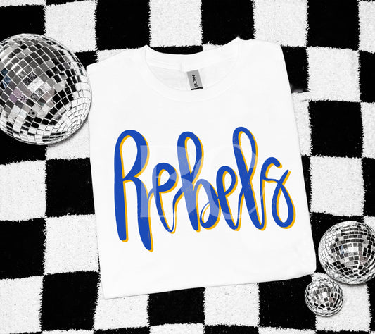 Cursive Mascot Tee