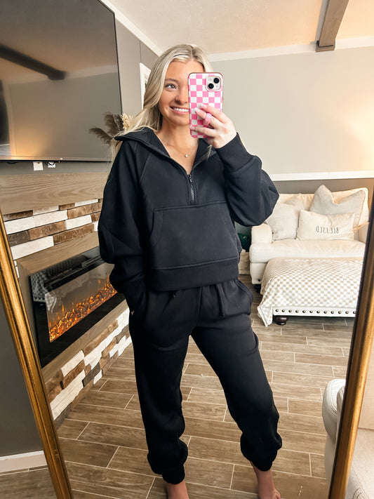 Scuba/Jogger Set - Black