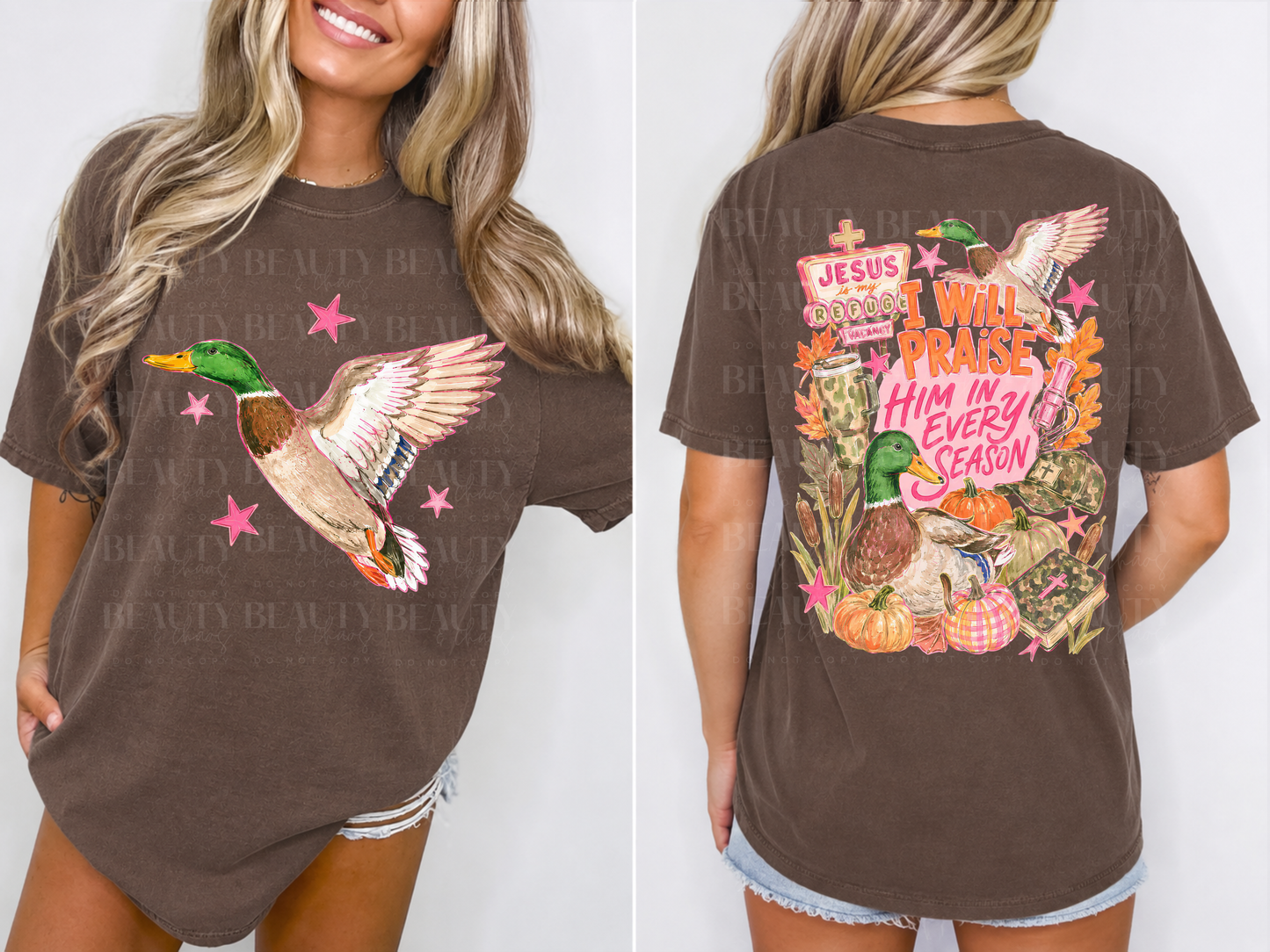 Front & Back Praise In Every Season Duck