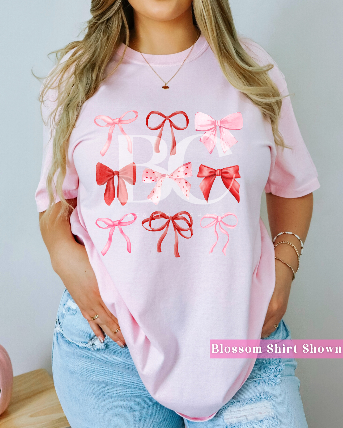 Valentine Coquette Bows Tee