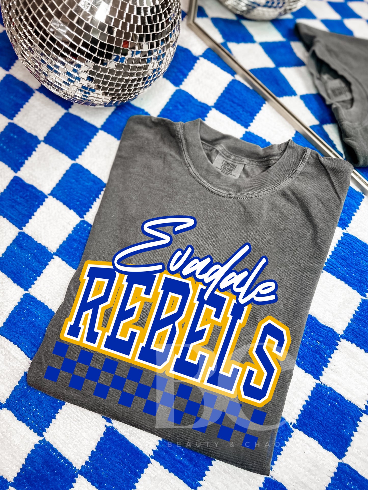 Checkered Evadale Rebels