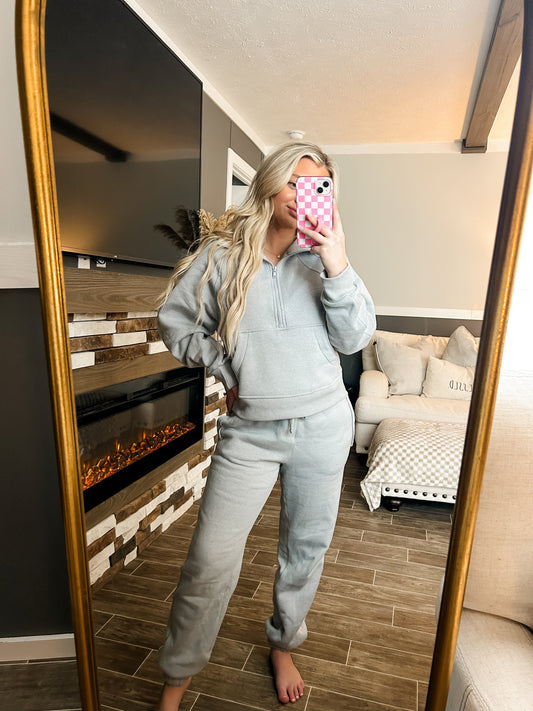 Scuba/Jogger Set - Heather Grey
