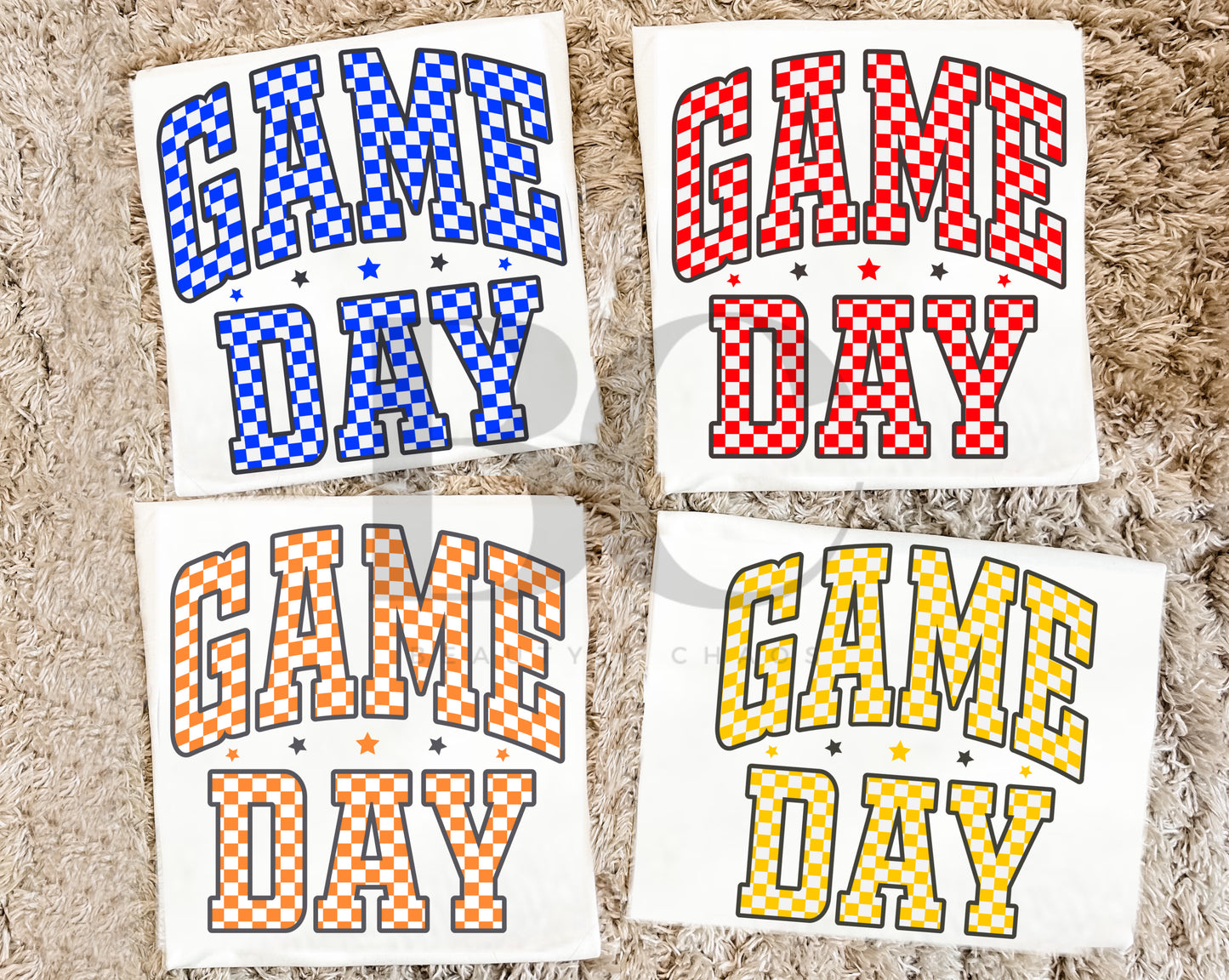 Custom Checkered Game Day Tee/Sweatshirt