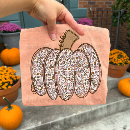 Floral Pumpkin