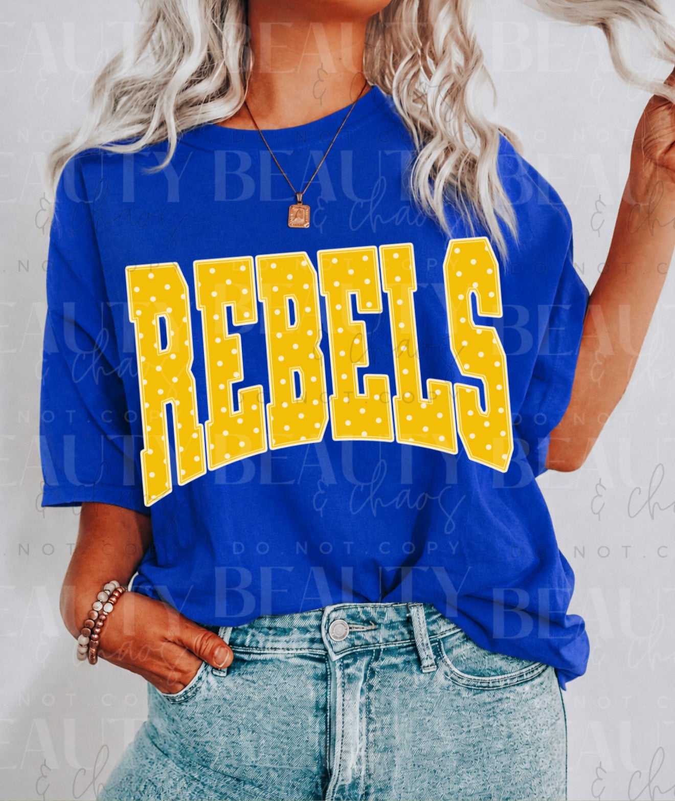 Gold Block Polka Dot Rebels