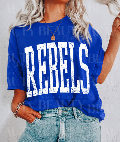 Tall Varsity Rebels Distressed