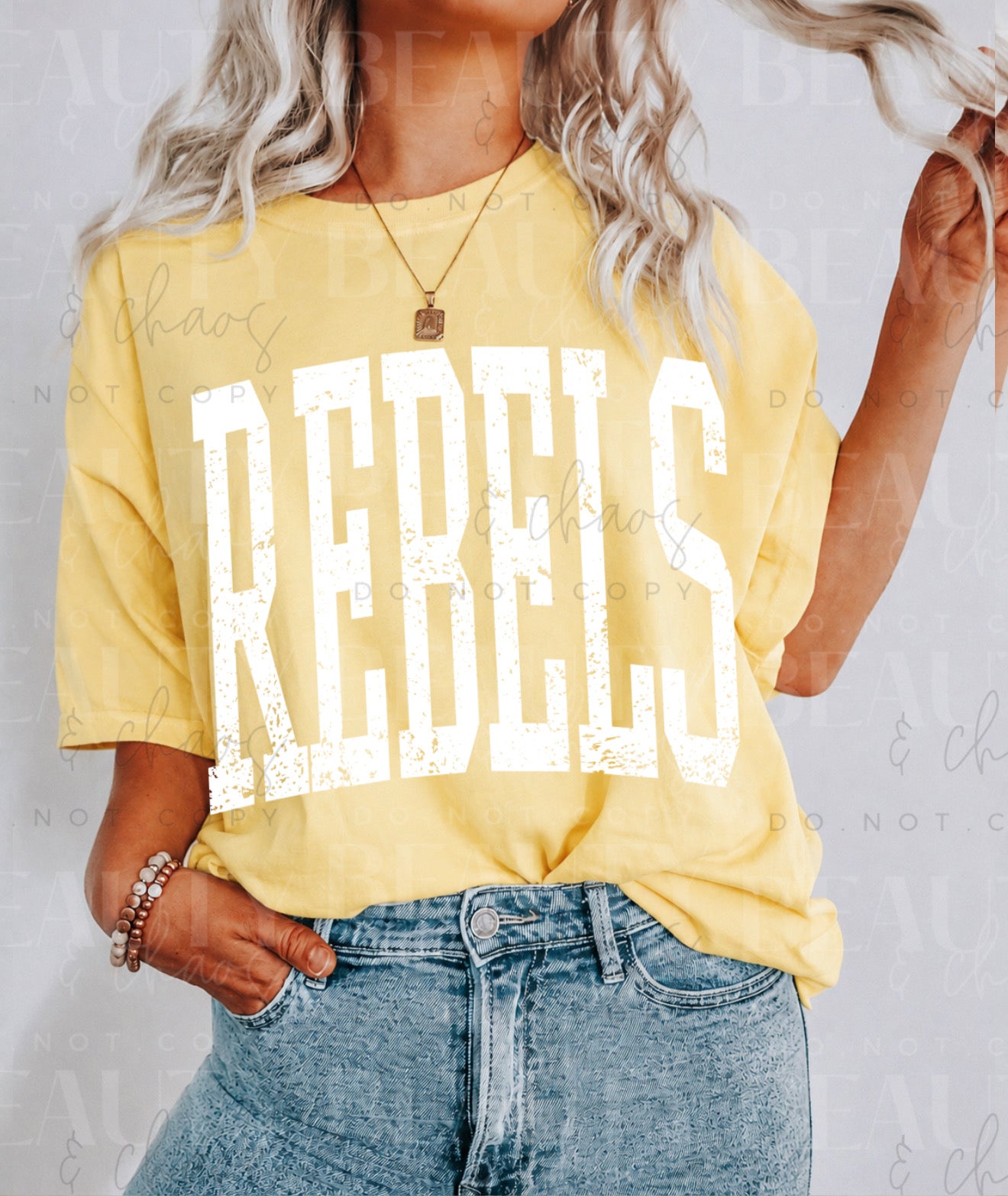 Tall Varsity Rebels Distressed